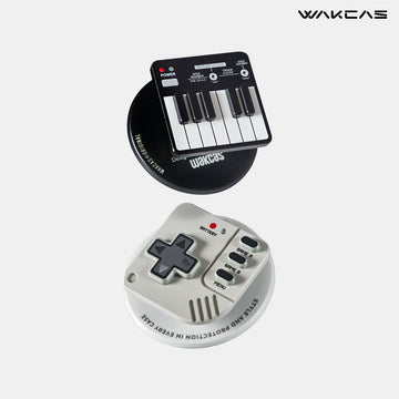 Wakcas 3D Magnetic Phone Stand – Retro Game Console Style, Original & Trendy Design