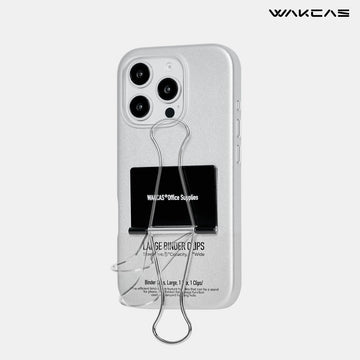 WAKCAS Niche Design Leather Stand Folder Case for iPhone