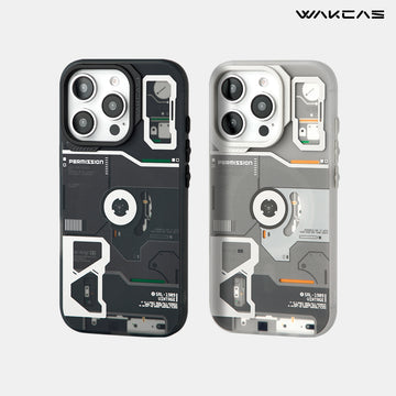 Wakcas Retro Player iPhone 16 / Apple 15 Pro Max Case - Mechanical, Unique, Trendy New Design