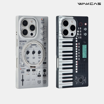 Wakcas Magnetic iPhone 16 / 15 Pro Max Case – Music Sampler Design, Trendy & Original