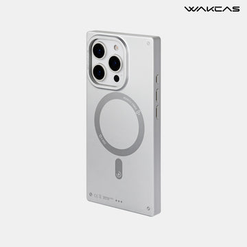 WAKCAS Matte Magnetic Square iPhone Case - Compatible with MagSafe