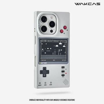 Wakcas Retro Gaming iPhone 16 / 15 Pro Max Case – Matte & Mechanical Style