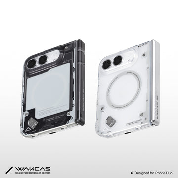 WAKCAS Chip Design MagSafe iPhone Duo Case