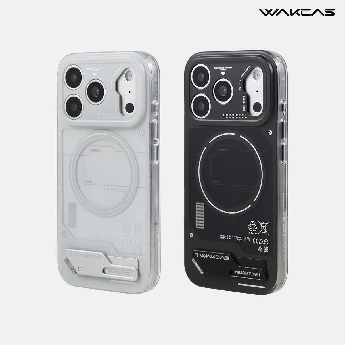 Wakcas iPhone 17 Pro Max ケース＋リング セット Wakcas Retro Gaming iPhone 17/16/15 Pro Max Case – Matte & Mechanical