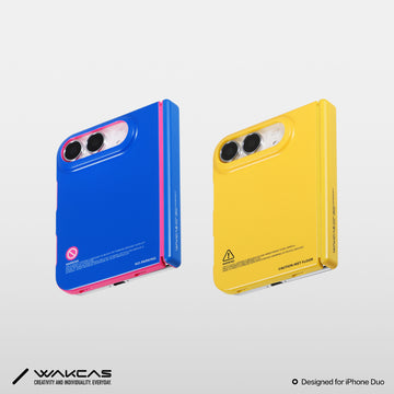 WAKCAS Street Sign Matte MagSafe iPhone Duo Case