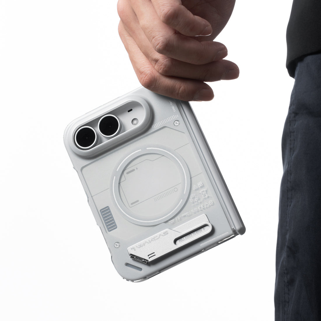 WAKCAS Energy Module MagSafe iPhone Duo Case
