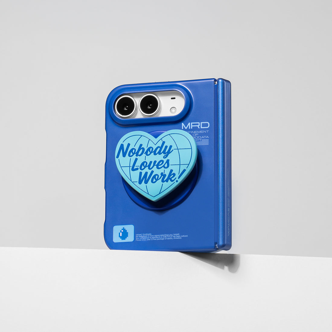 WAKCAS Matte Blue MagSafe iPhone Duo Case Folding Case