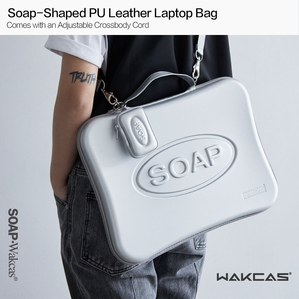 Silver SOAP Laptop Bag