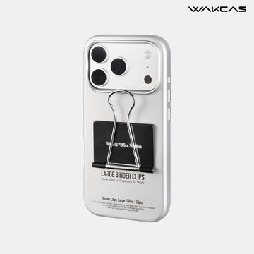WAKCAS Niche Design Leather Stand Folder Case for iPhone