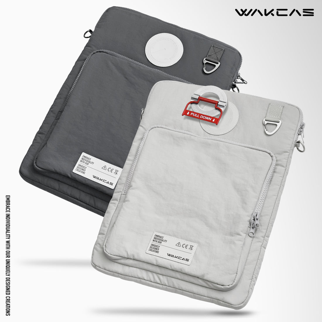 WAKCAS Minimalist Nylon Laptop Bag