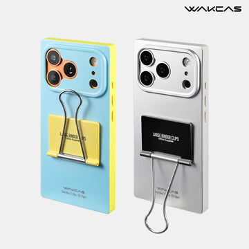 WAKCAS File Folder iPhone Case with Rotating Kickstand