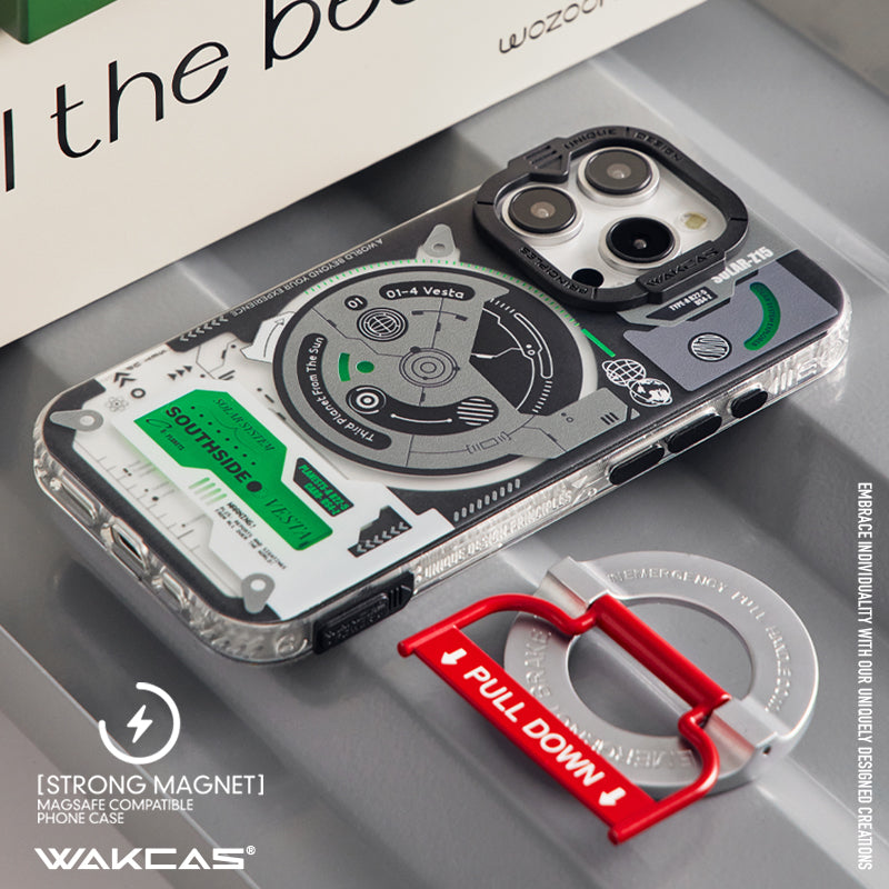 Mechanical Flight Panel Apple Magnetic Phone Case – Trendy, New Original Design
