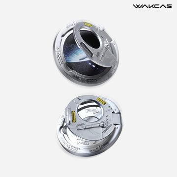 WAKCAS Space Capsule Door Metal MagSafe Stand